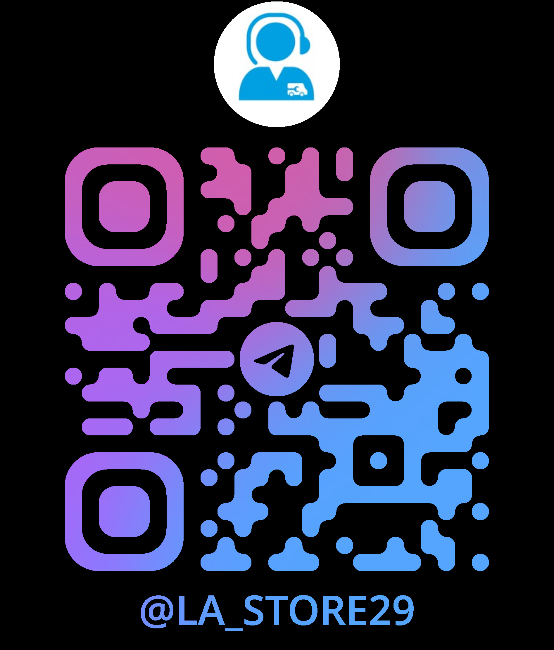 QR-код Telegram @LA_Store29